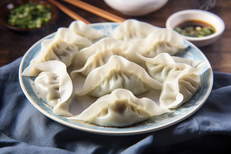 美食美味食物清晰的摄影图高清的图片电商产品拍摄海报设计背景广告设计素材元素一盘折色的饺子水饺放在桌子上,高清,摄影图,摄影图片,图片大全,摄影图免费下载